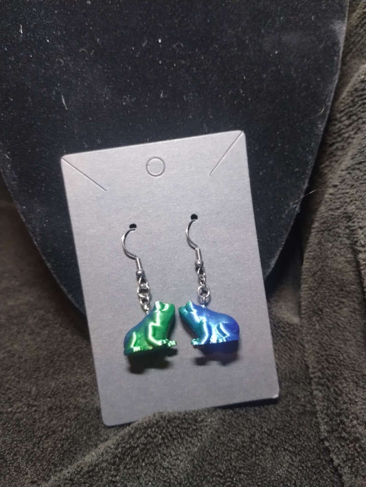 Amazonian Froggy earrings
